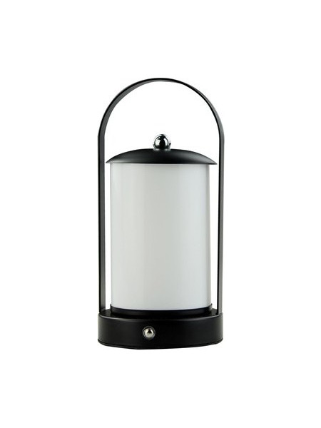 Powertech POWERTECH LED επιτραπέζιο φωτιστικό HLL-0192 με λαβή, ρυθμιζόμενο, επαναφορτιζόμενο, μαύρο