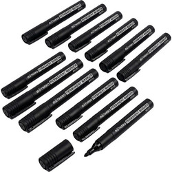 Σετ Μαρκαδόροι Ανεξίτηλοι Μαύροι 3.0mm 12τμχ Motarro MC031-13