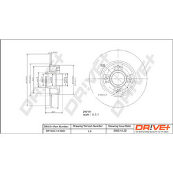 Dr!ve+ Δισκόπλακα - DP1010.11.0798