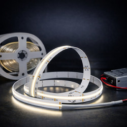 VenCore VenCore 6174-50013 - Ledstrip Cob 12W IP20 CW - Ταινία LED Τύπου COB - 5 Μέτρα (1 Roll) - 12 Watt 24 Volt - 320 LED ανά Μέτρο - 1320 Lumens ανά Μέτρο - IP20 - Ψυχρό Λευκό 6000K
