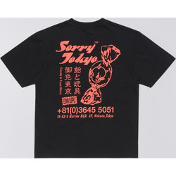 Edwin Sorry Tokyo T-Shirt Ανδρική Μπλούζα Cotton Oversized Fit - Black I036640.89.67