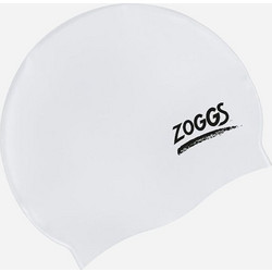 Zoggs Σκουφάκι Κολύμβησης Silicone Cap Plain White Λευκό