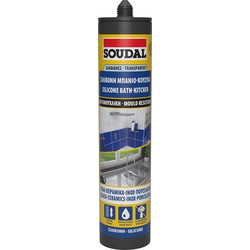 Soudal Σιλικόνη Αντιμουχλική Διάφανη 280ml