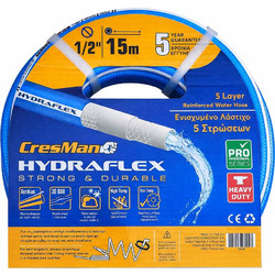 Cresman Λάστιχο Ποτίσματος Hydraflex 1/2" 15m 13982