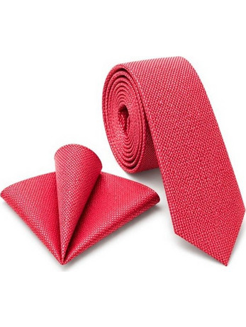 JANLOUIE TIE OXFORD WITH HANDKERCHIEF 5,5CM