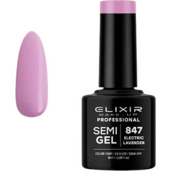 Elixir Semigel 847 Electric Lavender Ημιμόνιμο Βερνίκι Νυχιών 8ml