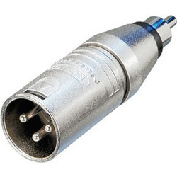 NEUTRIK ADAPTOR XLR ΑΡΣ-RCA ΑΡΣENIKO NA2MPMM
