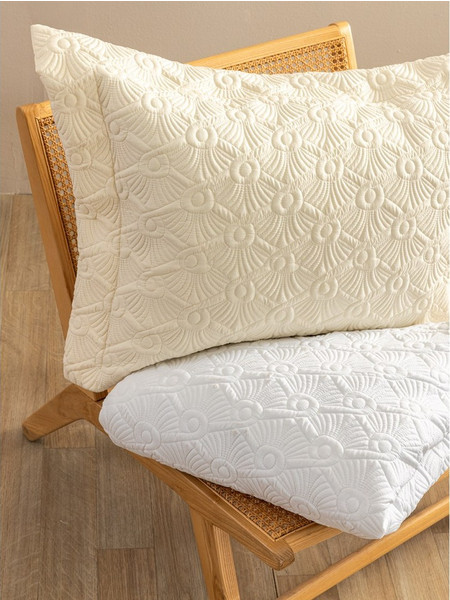 Σετ Κουβερλί King Size 3 Τεμαχίων Palamaiki Wed104 White 240x260