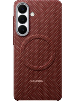 Samsung Carbon Magnet Case for Samsung Galaxy S26+ compatible with MagSafe - red