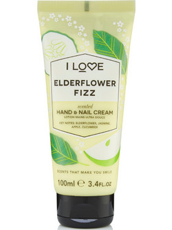 I Love Elderflower Fizz Hand & Nail Cream 100ml
