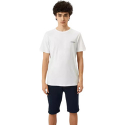 Bikkembergs - Ανδρικό T-shirt Κοντομάνικο BKK2MTS01-WHITE Λευκό