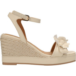 Mexx Καλοκαιρινές Γυναικείες Πλατφόρμες Ψηλές Δερμάτινες Μπεζ MI001603561W-2504