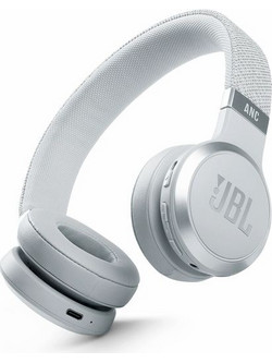 JBL Live 460NC Ενσύρματα & Ασύρματα Bluetooth Ακουστικά On Ear με Noise Canceling Λευκά