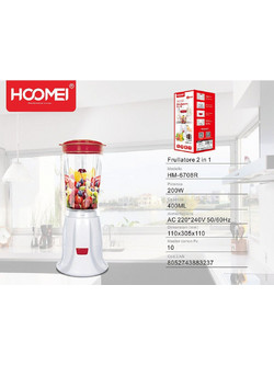 Hoomei HM-6708R Μπλέντερ για Smoothie 400ml 200W
