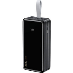 Remax RPP-173 Power Bank 60000mAh 22.5W με 4 Θύρες USB-A & Θύρα USB-C Black