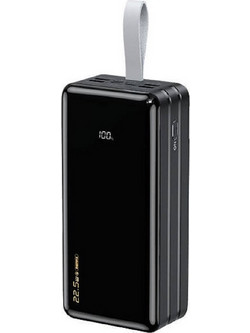 Remax RPP-173 Power Bank 60000mAh 22.5W με 4 Θύρες USB-A & Θύρα USB-C Black