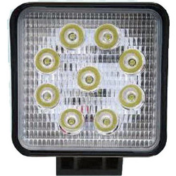 Arrango Τετράγωνος Προβολέας Αυτοκινήτου LED για 27W με Λευκό Φωτισμό 1τμχ AP76002