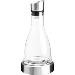 ΚΑΡΑΦΑ ΚΡΑΣΙΟΥ ΓΥΑΛΙΝΗ 1200ML ΜΕ ΑΝΟΞ. ΠΩΜΑ/ΒΑΣΗ ΚΑΙ ΠΑΓΟΚΥΣΤΗ 15X15X30,5EK. - ESPIEL - PIF106