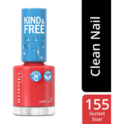 Rimmel Kind & Free Nail Polish 155 Sunset Soar Gloss Βερνίκι Νυχιών