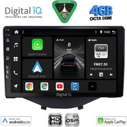 DIGITAL IQ BXF 16715_CPAA CLIMA-A/C (9inc) MULTIMEDIA TABLET for CITROEN C1-PEUGEOT 108-TOYOTA AYGO mod. 2014-2022