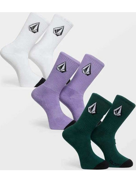 Volcom Full Stone 3-Ζευγάρια Κάλτσες Παιδικές - Multicolor (F6312610-MLT)