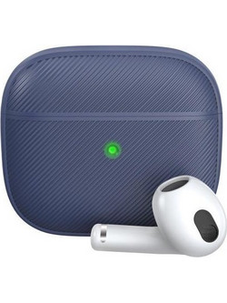 Θήκη Σιλικόνης AhaStyle PT177 Apple AirPods 3 Premium Σκούρο Μπλε N58779