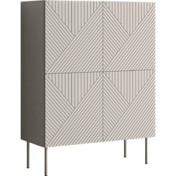 Μπουφές Ψηλός Art Deco 4D-Κασμίρ