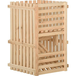 vidaXL Κουτί Αποθήκευσης Λαχανικών 50x50x80 εκ. από Μασίφ Ξύλο Πεύκου