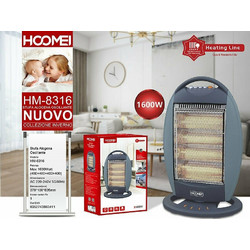 Hoomei HM-8316 Σόμπα Χαλαζία 1600W
