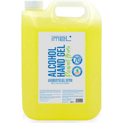 Imel Hand Sanitizing Gel Lemon Αντισηπτικό Gel Χεριών 4lt