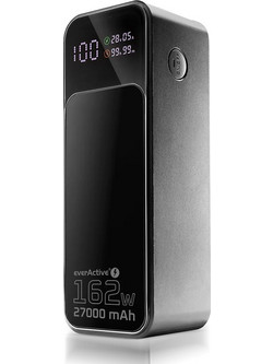 everActive EB-27Q Ultra Power Bank 27000mAh 162.5W με Θύρα USB-A & 2 Θύρες USB-C Power Delivery Black