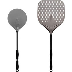 ALFA PEEL SET MEDIUM - 2 PIECES (MEDIUM PIZZA PEEL + ROUND PEEL)