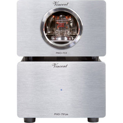 Vincent PHO-701 | Hybrid MM/MC Phono Preamp - silver