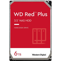 Western Digital Red Plus NAS 6TB HDD Σκληρός Δίσκος 3.5" Sata 3 5400rpm