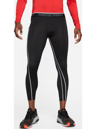 Nike Df 3Qt Ανδρικό Κολάν Μακρύ Μαύρο DD1919-011