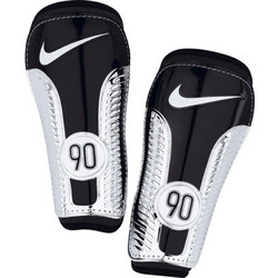 Nike T90 Protegga Επικαλαμίδες Ποδοσφαίρου Ενηλίκων Μαύρες Λευκές SP0143-001
