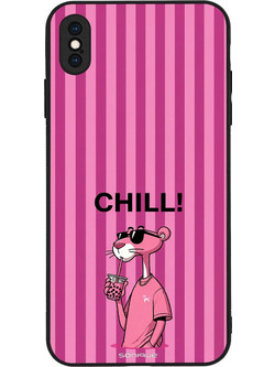 Sonique Stripe Stories Series Θήκη με Σχέδιο «Chill Panther» (iPhone XS Max)