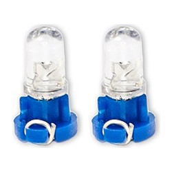 ΛΑΜΠΑΚΙΑ LED T3 12V LED 6.000K ΜΠΛΕ ΦΩΣ 8mm DGA - 2ΤΕΜ