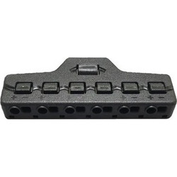 Splitter block TOOL-0095 για LED καλωδιοταινίες, 6-port, μαύρο