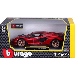 Bburago Lamborghini Sian Fkp 37 Year 2019 Red 18/21099