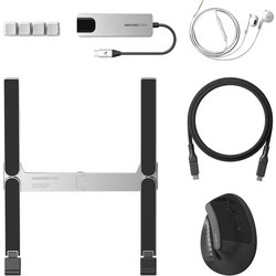 AmazingThing 6in1 Complete Desk Kit Set Black (W1869)
