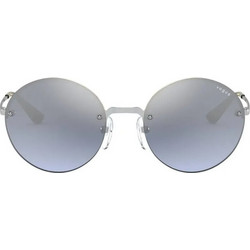 Vogue VO4157S 323/7C Γυναικεία Γυαλιά Ηλίου Στρογγυλά Μεταλλικά Γκρι με Γκρι Polarized Φακό
