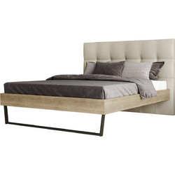 Bros Royal Oak Κρεβάτι Υπέρδιπλο Ξύλινο 150x200cm