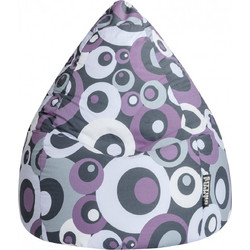 BeanBag Malibu XL Πουφ 70x110εκ. Σκούρο Λιλά