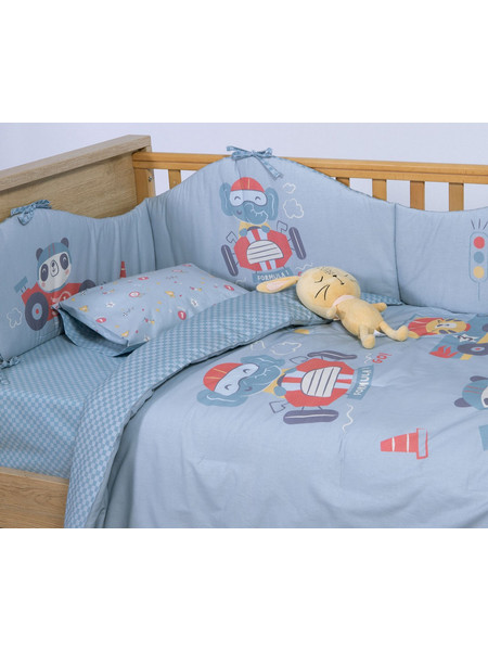Κουβρ-λι Βαμβ-πολ Super boy 110x140 nef nef Homeware Blue 110x140