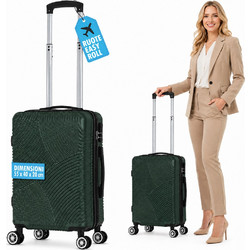 PROVITERA Βαλίτσα Χειραποσκευής Trolley Ortega 55x40x20 εκ. Πράσινη 02002466