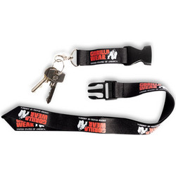 Gorilla Wear Eloy Lanyard - Black/Red