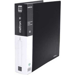 Ντοσιέ Σουπλ Metron 100Θ Α4 classic Μαύρο (907.100.B)