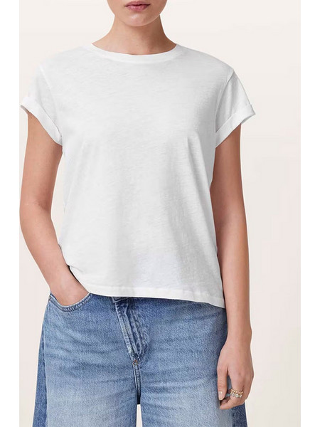 ALL SAINTS ANNA TEE W238JB-chalk white OffWhite