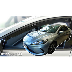Heko - Ανεμοθραύστες για Byd Seal 5 4 Doors 2025+ Ζευγάρι Απο Εύκαμπτο Φιμέ Πλαστικό - 2 τεμ. (ΑΝΕΜ.11314)